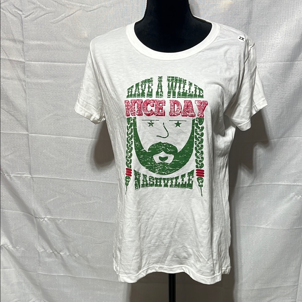 Nashville White Graphic T-Shirt